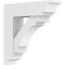 Ekena Millwork Standard Merced Architectural Grade PVC Bracket with Traditional Ends, 3"W x 14"D x 14"H BKTP03X14X14MRC01 - alternate 1